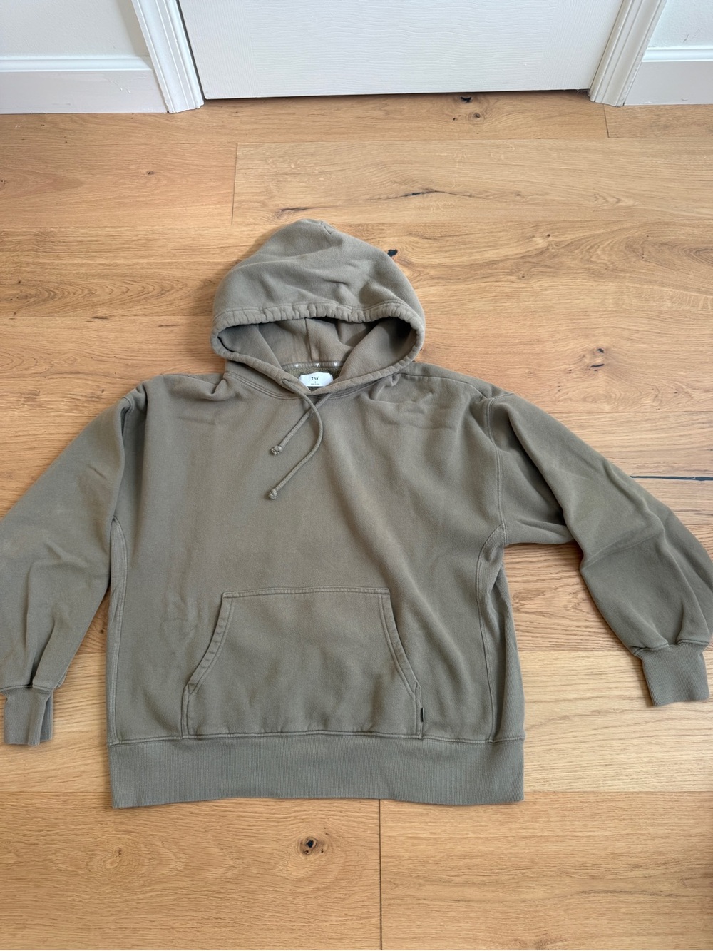 TNA Woman’s Hoodie in Olive/Taupe